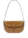 Bally Small Beckett Leather Shoulder Bag In Brown