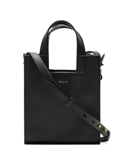 Bally Small Easy  Leather Tote Bag In Black