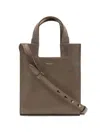 Bally Small Easy Leather Tote Bag In Brown