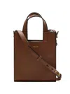Bally Small Easy Leather Tote Bag In Brown