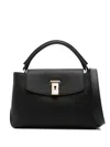 Bally Small Layka Leather Tote Bag In Black