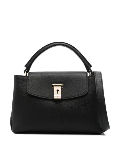Bally Small Layka Leather Tote Bag In Black