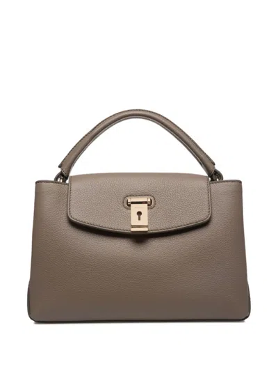 Bally Small Layka Top-handle Cross Body Bag In Neutral