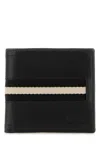Bally Short Double-folded Wallet In Black