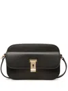 Bally Small Lock Me Crossbody Bag In Black