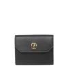 Bally Logo-plaque Wallet In Black