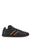 Bally Parrel Stripe-detailing Sneakers In Black