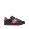 Bally Black Leather Thiago Sneakers In Black