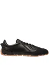 Bally Men's Quarry Leather Low-top Sneakers In Black