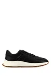Bally Lace-up Low-top Leather Sneakers In Black