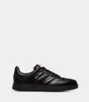 Bally Retro Crest Lace-up Sneakers In Black
