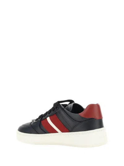 Bally Sneakers In Black/ Red