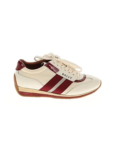Pre-owned Bally Sneakers In Burgundy