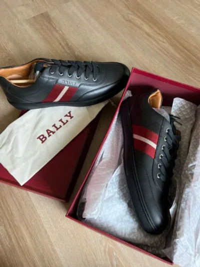 Pre-owned Bally Sneakers Shoes 11 Oriano In Black