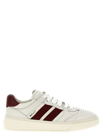 Bally Round Toe Low-top Sneakers With Leather Upper In Multi
