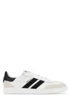Bally Leather Sneakers With Contrast Heel Tab In White