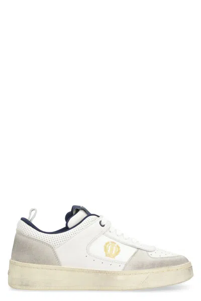 Bally Riweira Panelled Sneakers In White