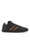 Bally Parrel Stripe-detailing Sneakers In Black
