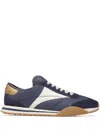 Bally Blue Sonney Panelled Sneakers In Purple