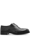 Bally Spiegel Stud Embellished Oxford Shoes In Black