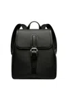 Bally Spin Leather Backpack In Black