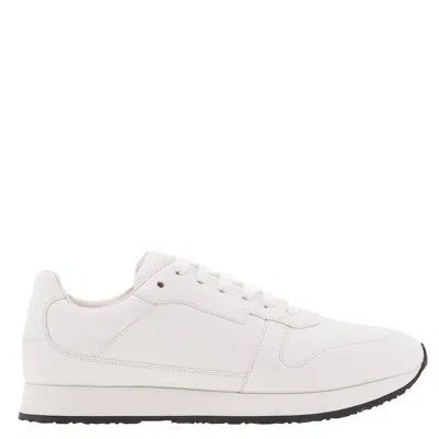 BALLY SPRINTER WHITE LEATHER SNEAKERS