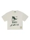 Bally St Moritz Skier Print T-shirt In White
