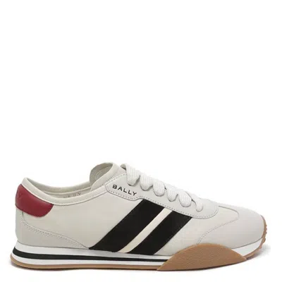 Bally Stewy Panelled Leather Sneakers In Neutral