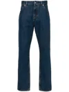 Bally Straight-leg Cotton Jeans In Blue