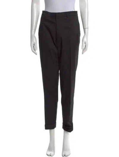 Pre-owned Bally Straight Leg Pants In Blue