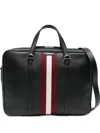Bally Code Briefcase In Black