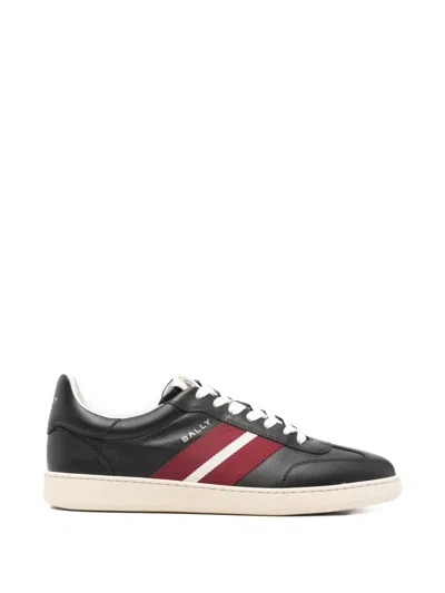 Bally Stripe-detail Sneakers In Black