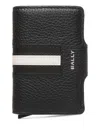 Bally Stripe-detail Wallet In Black