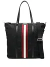 Bally Tote Bag Mit Streifen In Schwarz