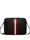 Bally Stripe-detailing Briefcase In Black