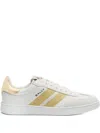 Bally Stripe-detailing Leather Sneakers In White