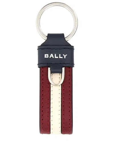 Pre-owned Bally Stripe Keyring (authentic Pre-loved)