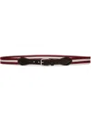Bally B Bold Belt In Red