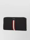 BALLY STRIPED DETAIL LEATHER WALLET CARDHOLDERS
