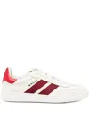 Bally Striped Lace-up Trainers In White