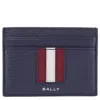 Bally Striped Leather Cardholder