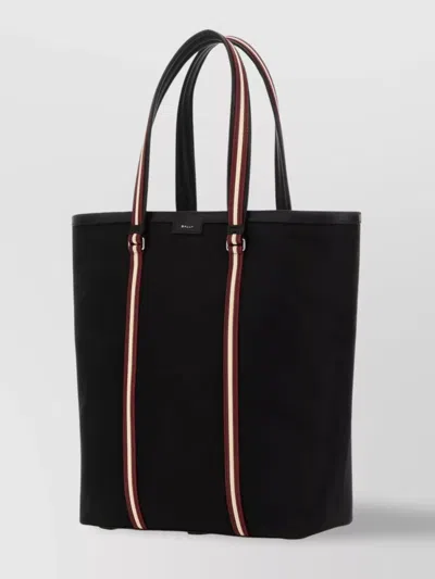 Bally Striped Straps Tote Silhouette Shopping Bag