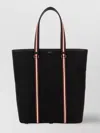 Bally Striped Straps Tote Silhouette Shopping Bag
