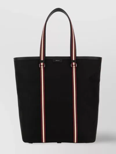 Bally Striped Straps Tote Silhouette Shopping Bag