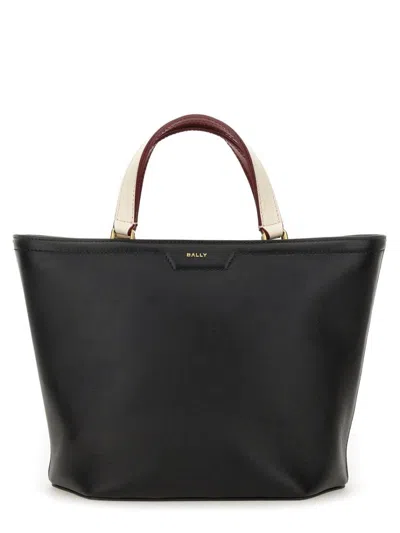 BALLY STRUCTURED CALFSKIN SHOULDER BAG