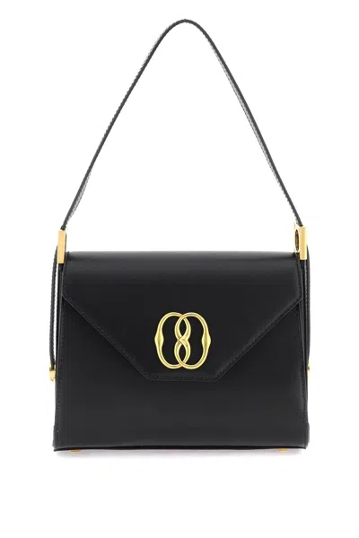 Bally Stylish Black Leather Shoulder Bag For Women