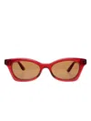 Bally Sue Cat-eye Sunglasses In Red