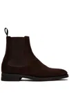 Bally Suede Ankle Boots In Braun