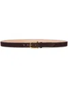 Bally Suede Belt In Brown