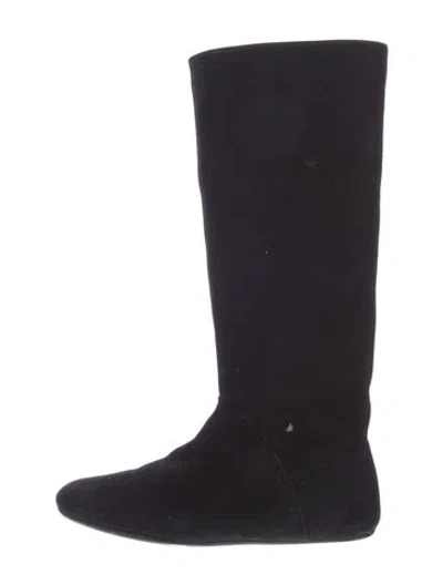 Pre-owned Bally Suede Boots In Black